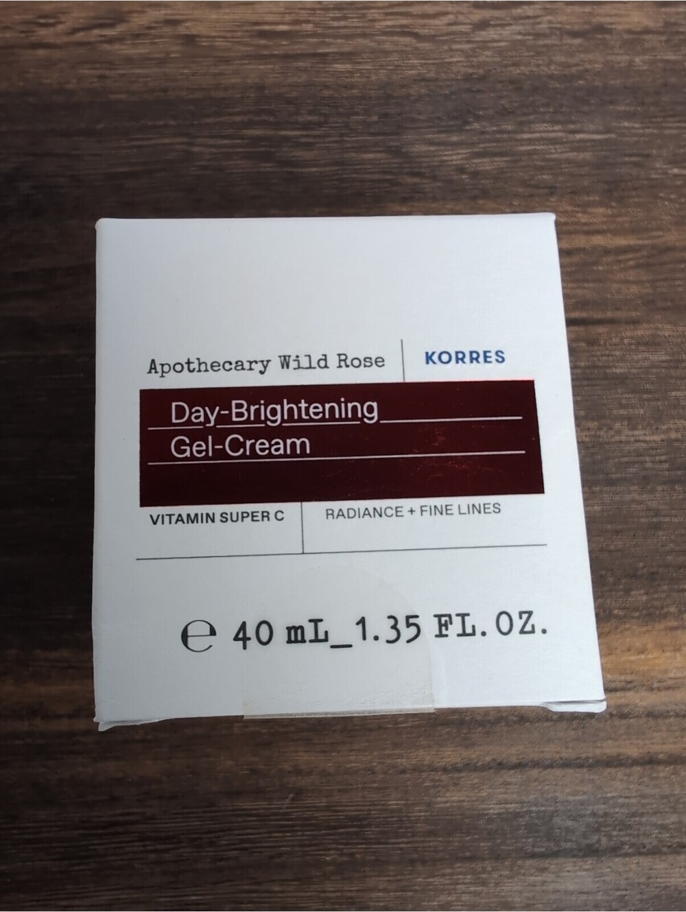 Korres Apothecary Wild Rose Day-Brightening Gel-Cream 1.35oz/40ml